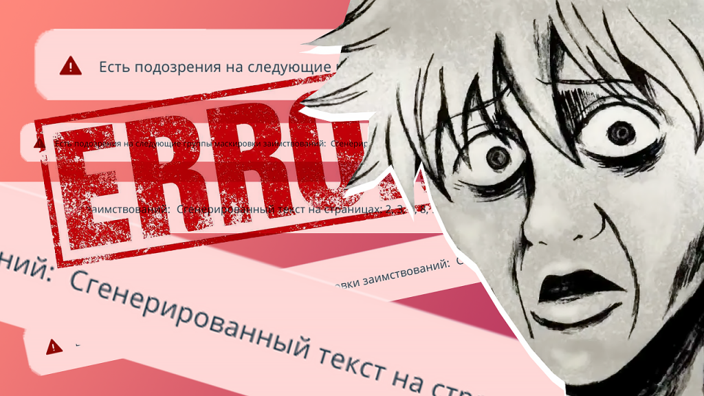 как убрать отметку подозрительный документ сгенерированный текст